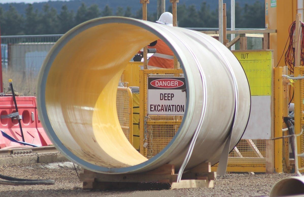 BOSSPIPE™ CC-GRP large diameter pipe, Kalkallo VIC