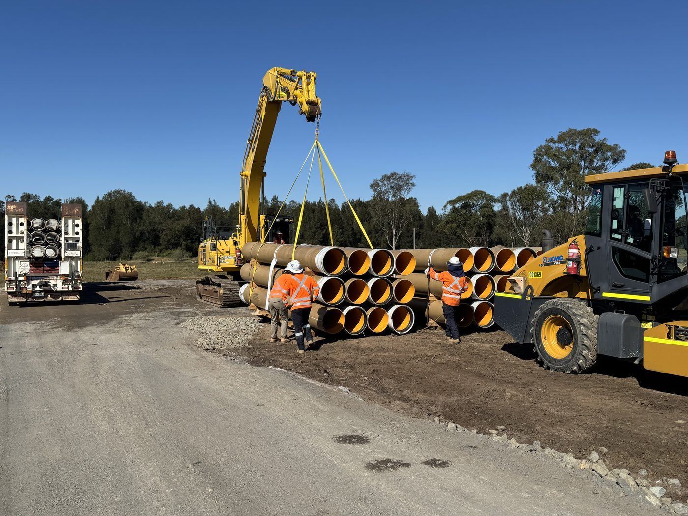 BOSSPIPE™ CC-GRP large diameter pipe