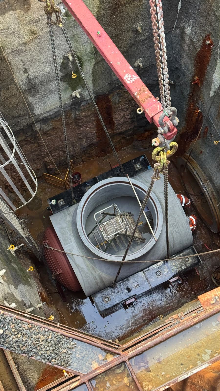 Bonna RCCP pressure riser, precast concrete