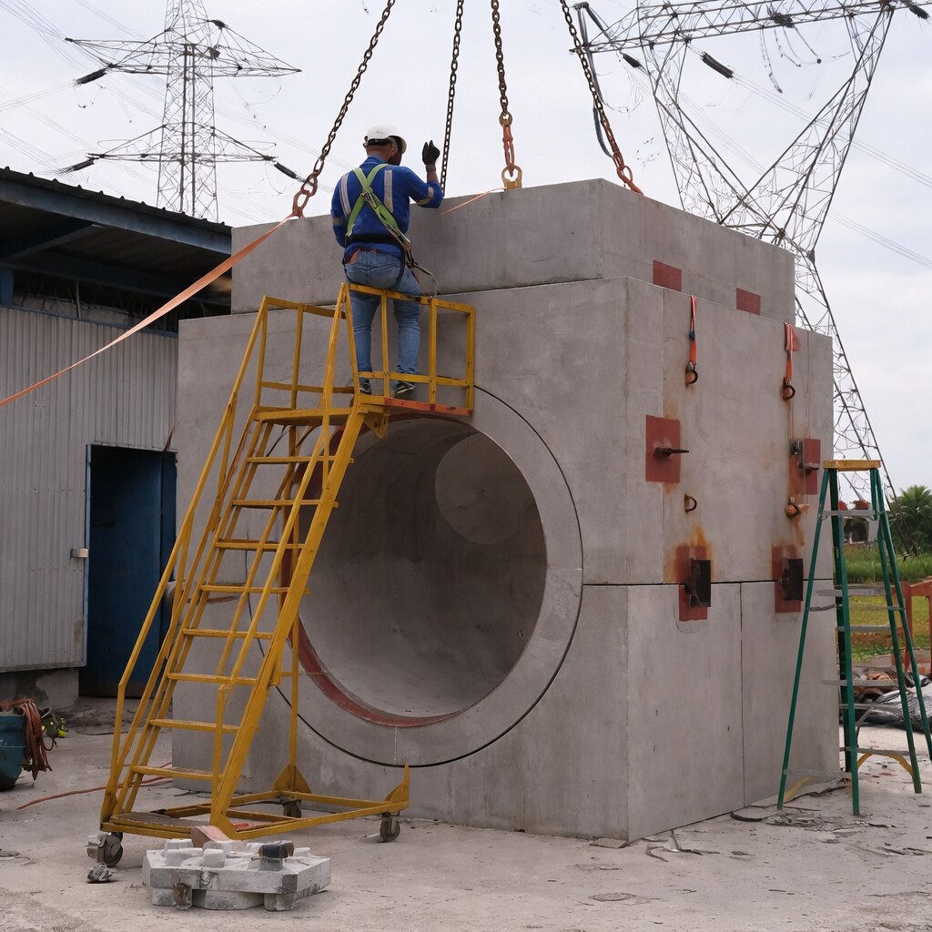 Bonna Indonesia precast concrete manhole, product shot