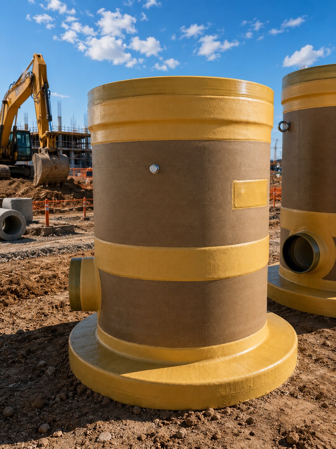 BOSSPIPE™ GRP manhole, product shot