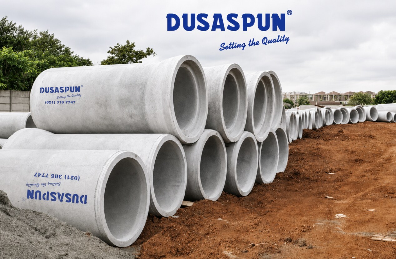 Dusaspun Reinforced Concrete Pipe, large diameter